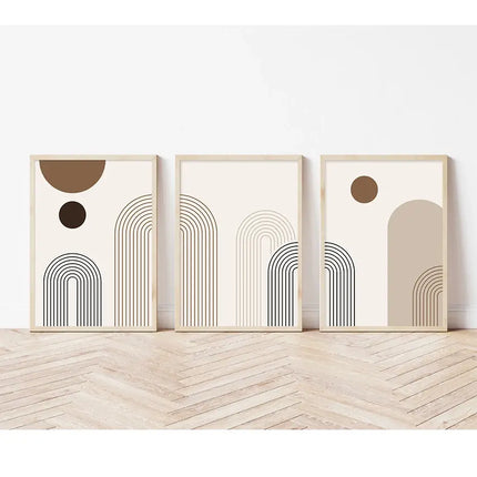 Abstracte Geometrische Posters - Scandinavische Muurkunst