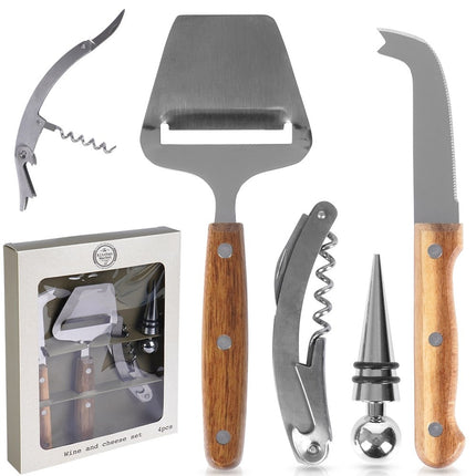 Luxe Wijn- en Kaasaccessoires Set