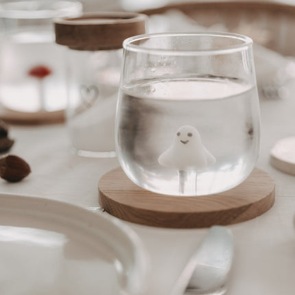 Design Drinkglas met 3D Spookje